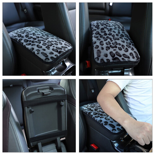 2St Center Console Cover Grijs Voor Auto Interieurdecoratie 2