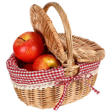 1Piknic Basket Natuurdecor Rieten Mand Voor Fruit En Snacks