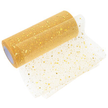 1Rol Multifunctionele Glitter Tulle Rol Voor Decor En Bloemenwerk