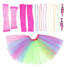 1Set 80S Outfit Accessoires Vrouwen Feest En Dansnacht