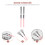 2St Drum Brushes Met Comfortabel Handvat Pink 4