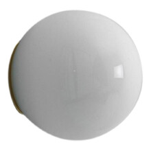 White Round Glass Wall Lamp: Modern Bubble Lights for Bedroom and Study