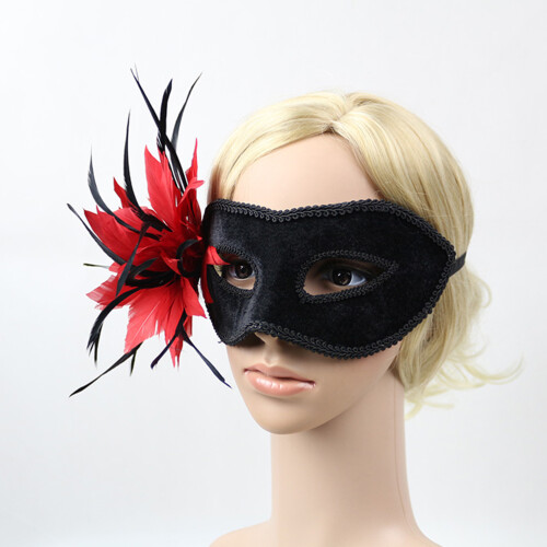 1Rood Kanten Maskerade Masker Feest En Dames 2