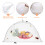 6St Zwarte Eettafel Mesh Covers Voor Voedselbescherming 4