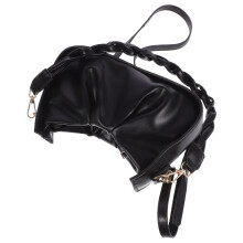 1PU Evening Handbag Dumpling Style Zwart Dagelijks Gebruik