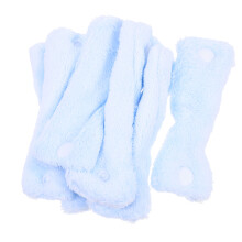 6St Satin Warmtevrije Fleece Haarrollers Voor Dagelijks Gebruik