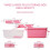 2pcs 12in Three-Layer Multipurpose Storage Box, Folding Tool Box/Art & Crafts Case/Sewing Supplies Organizer 6