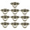 30Pcs Vintage Kitchen Cabinet Cupboard Dresser Door Drawer Ring Pull Handles Knobs (Antique Brass) 2