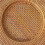 Prato de Vime Natural Feito À Mão de 13 Polegadas, Jogo Americano Redondo Decorativo, Bandeja para Servir Pão e Lanches, Decoração de Mesa 5