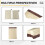 Capa de Cadeira Adirondack de 4 Pacotes para PáTio Externo 31X33X36 Polegadas Capa para Cadeira de PáTio Externa Resistente 420D, ImpermeáVel Ao Ar 9