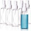 100PCS 75Ml/2.5OZ Mist Spray Bottle Premium Transparent DIY Crafts Empty Pump 8