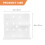 1Set Wand Pegboard Organizer Wit Voor Thuis En Werkplek 2