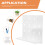 1Set Wand Pegboard Organizer Wit Voor Thuis En Werkplek 4