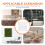 1Set Wand Pegboard Organizer Wit Voor Thuis En Werkplek 5