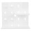 1Set Wand Pegboard Organizer Wit Voor Thuis En Werkplek 7