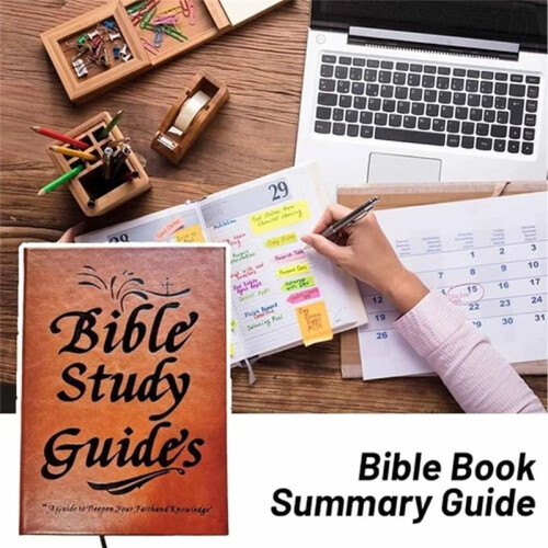 66-Page Bible Study Guide Daily Devotional Journal Bible Study Plan for Women Scripture Quotes Religious Notebook 1