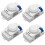 4X 5.8GHz  System LED Microwave 360 Degree Motion Sensor Light  Body Motion Detector,White 1