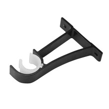 für Hoch Leistungs Gardinen Stangen Halter Aus Aluminium Legierung (Schwarz) 12 StüCke