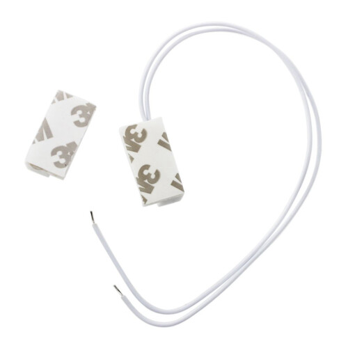 2X White Door Window Contacts Magnetic Reed  Sensor 1