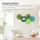 10Pcs/Set Hexagon  Board Hexagonal  Wall Sticker Multifunction 3D Decorative Home Message Board Green Series 2