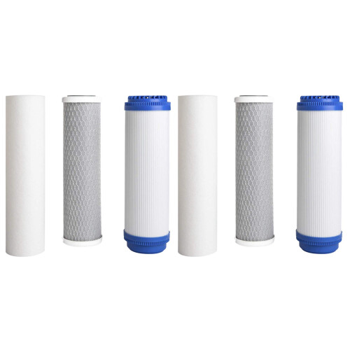 6pcs 10Inch Filter Elements Filtration System Purify Replacement Part Universal for Water Purifier 1