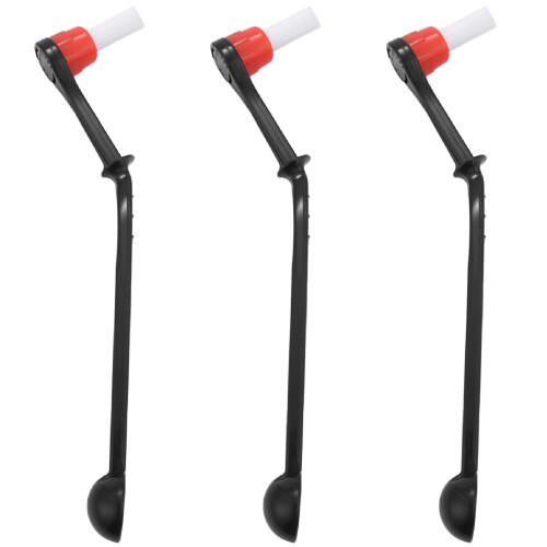 3X 2 in 1 Coffee Machine Brush Nylon Espresso Coffee Grinder Brushes Coffee Spoon Machine Group  Kitchen Tools