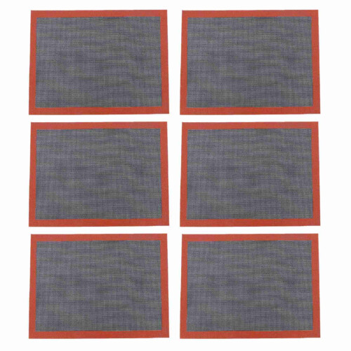 6X Perforated Silicone Baking Mat Non-Stick Baking Oven Sheet Liner for Cookie /Bread/ Macaroon/Biscuits Kitchen Tools