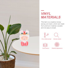 1Rode Kids Piggy Bank Vinyl Spaarpot Met Opbergvak