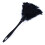 2Pc Fashion Turkey Feather Duster with Black Plastic Handle Cleaning Tool(Black)35cm 3