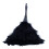 2Pc Fashion Turkey Feather Duster with Black Plastic Handle Cleaning Tool(Black)35cm 5