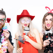 1Paar Rijmloze Zonnebril Paarse Cosplay En Feest