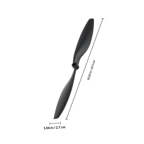2x1045 Propeller Set Zwart Hard Plastic Voor Drone Multicopter 1