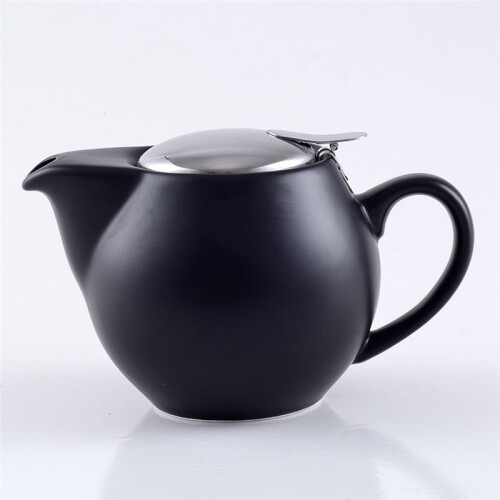 Ceramic Teapot Coffee Pot Handle Small Stovetop Black Warmers for Ceramic Coffee 1