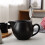 Ceramic Teapot Coffee Pot Handle Small Stovetop Black Warmers for Ceramic Coffee 3