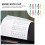 10St Creatieve Sheet Clips Gekleurde Plastic Bewaarhulpmiddelen 1