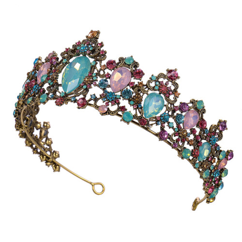1Wedding Tiara Lichtgewicht Kroon Handgemaakt Decor