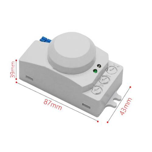 4X 5.8GHz  System LED Microwave 360 Degree Motion Sensor Light  Body Motion Detector,White 1
