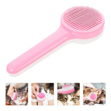 1Groomingbrush Roze Huisdierkam Met Duurzame Rvs Naalden