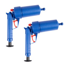 2X Luft Power Drain Blaster Gun Hochdruck Leistungsstarke Manuelle Waschbecken Kolben Oeffner Reiniger Pumpe
