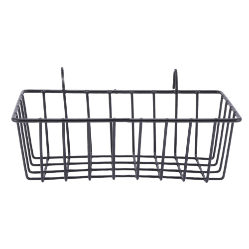 4 Pack Wall Grid Panel Hanging Wire Basket,Grid Wall Storage Basket,Wall Mount Baskets Display Shelves for Kitchen,Home 2