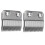 2X Replace Cutter  Metal Bottom Clipper Blade for  Electric Shaver-Silver 1