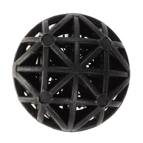 100 Pcs 18mm Diameter Black Bio Balls for Aquarium Pond Filter 2