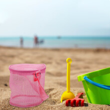 1Lichtgewicht Rosy Beach Toy Bag Voor Kinderen, PVC Opbergzak