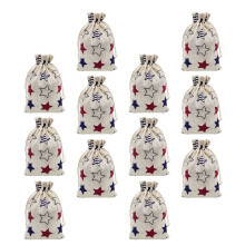 12St Patriotic Traktatiezakjes Met Amerikaanse Sterrenprint