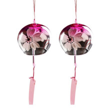 2X Japanische Handgemachte Glasmalerei und Windspiele Tür Dekoration Geschenk für MäDchen Stil 5