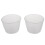 Plastic 120Ml Electric Cooker Rice Measuring Cup 6Pcs Clear White 5