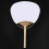 60 pcs/lot wedding White Paddle Fan for wedding decoration 5