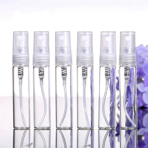 75Pcs  5Ml Glass Refillable Travel Perfume Empty Bottle Atomizer Pump Spray 1