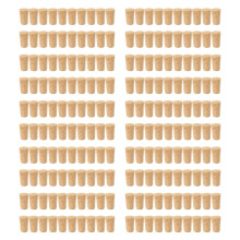 200 Pcs Tapones de Madera Natural Tapones de Vino Tapón de la Botella de Madera Tapones de Botella de Vino Tipo Cono