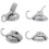 Heavy Duty Vacuum Suction Cup Hooks (6 Pack) for Kitchen Bathroom Restroom Organization 2